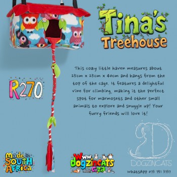 tina's treehouse for marmosets and sugar gliders