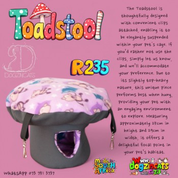 toadstool for marmosets and sugar gliders