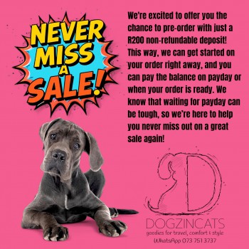 Never miss a sale