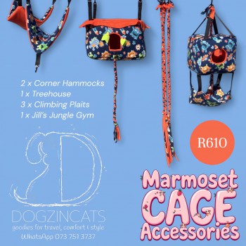Marmoset Cage Set for marmosets and sugar gliders