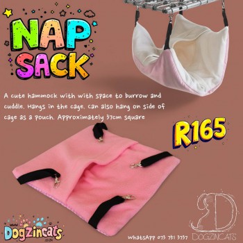 Nap sack for marmosets and sugar gliders