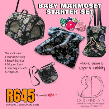 Baby Marmoset Monkey Starter Set