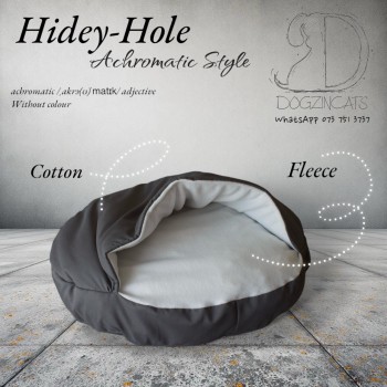 round dog burrow bed